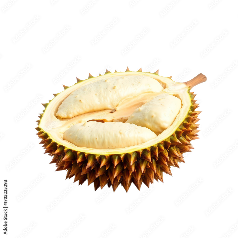Fototapeta premium durian with transparent background PNG and JPEG image