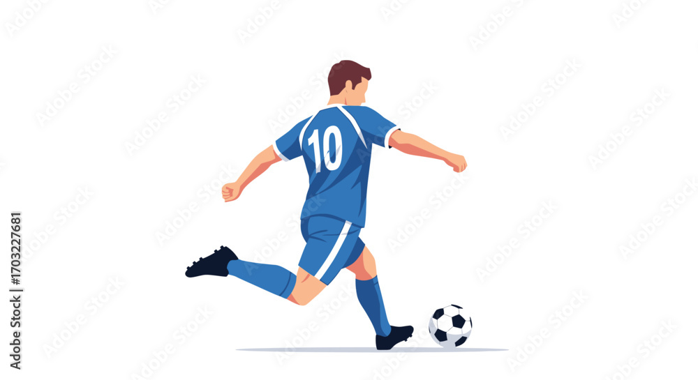 Obraz premium Soccer Player in Action.