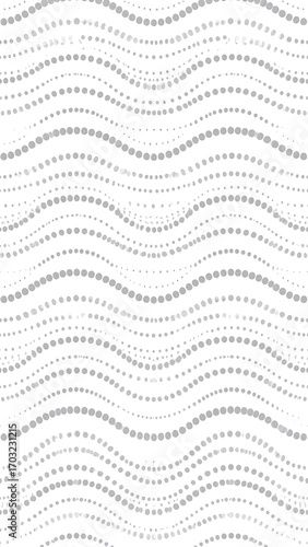 Abstract wavy pattern with dotted lines