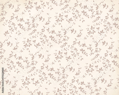 abstract grunge background with small leaves 
