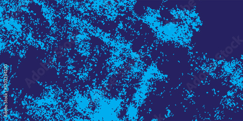 Premium Abstract Grunge Decorative Navy Blue Dark Stucco Wall Background. Art Rough Stylized Texture Banner With Space For Text