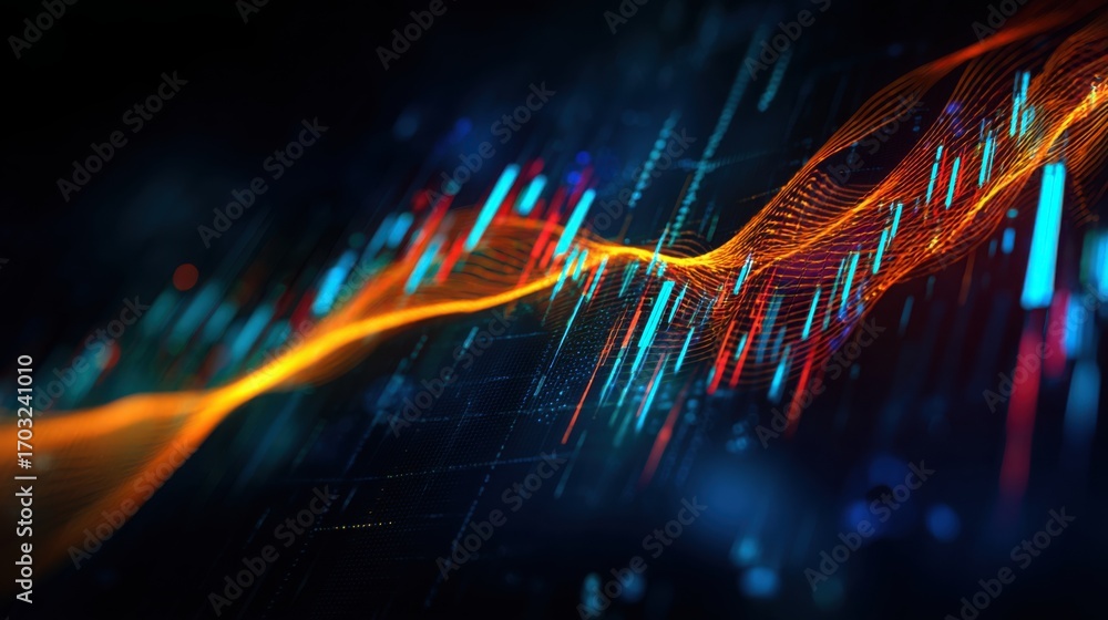 Obraz premium Colorful abstract background featuring vibrant patterns and textures that inspire creativity and imagination