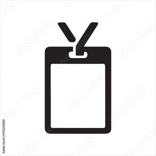 Backstage Pass silhouette vector with white background