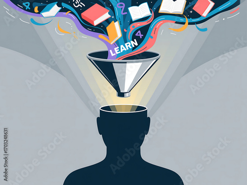 Knowledge Inflow: Books and Learning Funneling into an Open Mind for Education