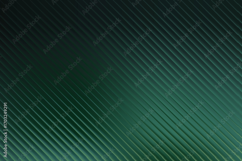 Fototapeta premium Abstract textured background with diagonal green lines and gradient