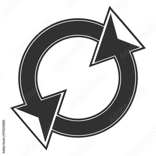 Circular Arrows - A Symbol of Rotation and Renewal.