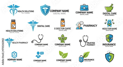 set of medical icons