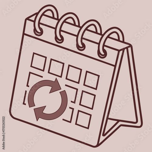 Recurring calendar events reminder schedule.