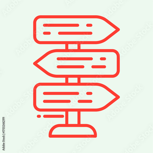 Sign board symbol artwork trendy useful vector Illustration design delightful colorful background