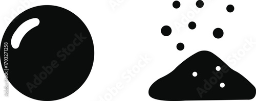 Solid icons set , Hotel services solid icons set – filled style hospitality, accommodation,:Cleaning tools solid icons set – silhouette, filled, housekeeping and hygiene tools design tools.