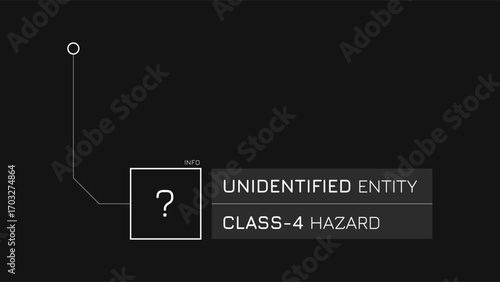 Hud Callout Lines Frame For Corporate Webinar Slide