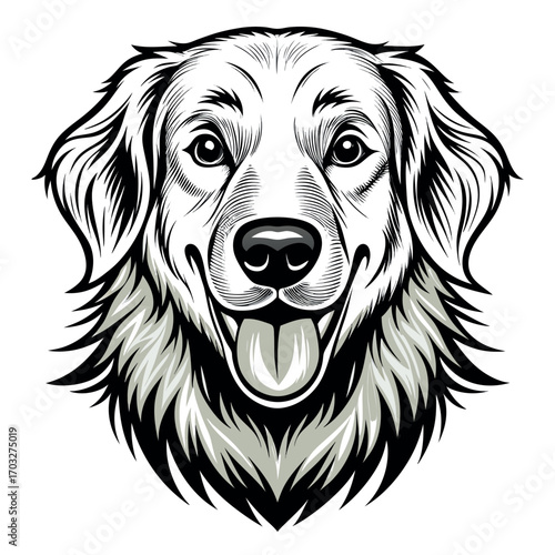 a-detailed--black-and-white-line-art-illustration vector design .eps