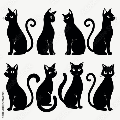 a-collection-of-twelve-distinct-black-cat-silhouet.eps