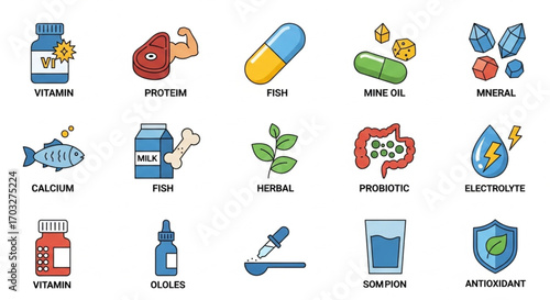 set of icons for web