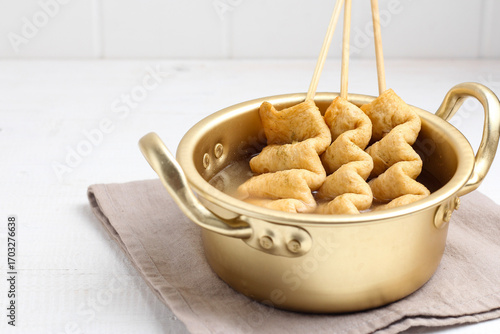 Odeng. Korean fish cake. 