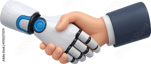 Handshake between robot and human