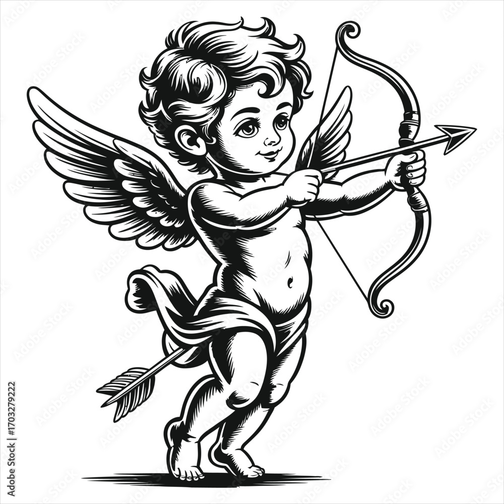 custom made wallpaper toronto digitalcupid with bow and arrow