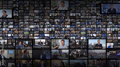 Conference Montage Showcasing Various Sessions and Speakers Generative AI