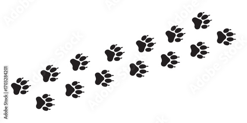 Transparent PNG available
Pet paw icon set. Heart with dog, cat pet footprint. Paw print sign and symbolvector illustration.