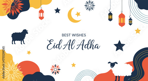 Happy eid al adha celebrations wishes greetings festive occasion for families and friends