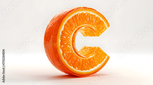 vitamin c from orange	
