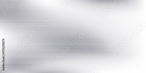 Silver foil background with metal mirror texture. Chrome gradient surface with light like could abstract