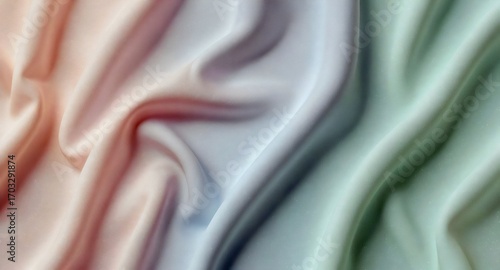 seamless pattern of soft cloth with gentle pastel colors