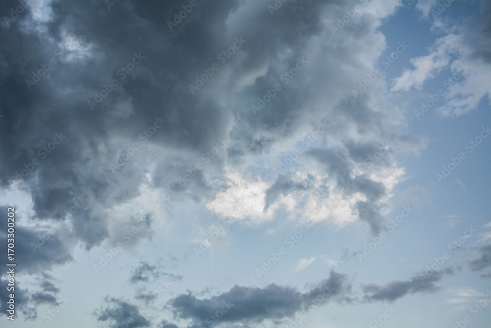 custom made wallpaper toronto digitalWhite fluffy clouds scattered across a deep blue sky creating a bright and airy weather background with natural light