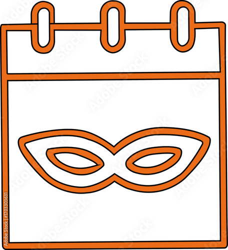 Mardi gras icons,Beautiful Female Mask vector icon, mask icon vector art,stylish mask carnival mask isolated silhouette vector, Mask decorative elements can be used as isolated sign.