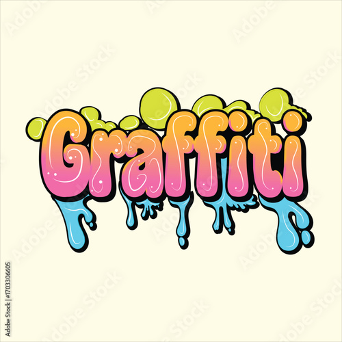 Graffiti Art Summer T shirt Design