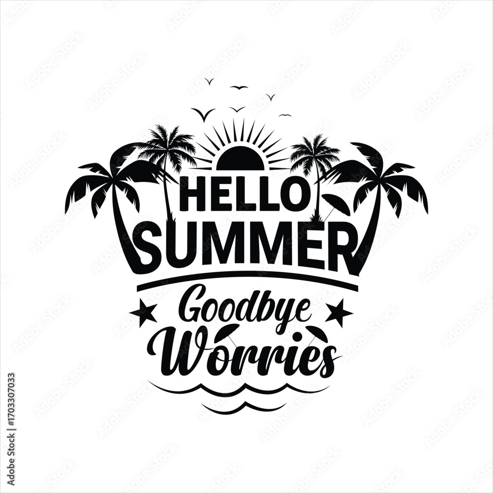 Obraz premium Summer T shirt Design
