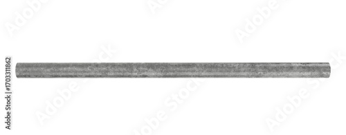 This digital illustration shows a distressed metal bar with a highly detailed, aged texture. A versatile graphic for industrial and architectural projects.