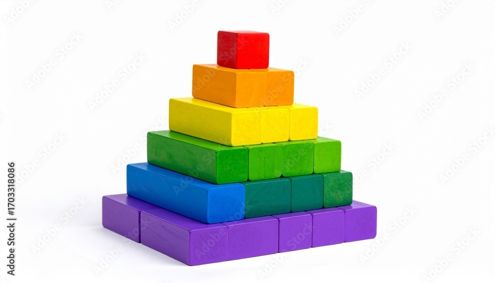 Fototapeta premium wooden toy blocks