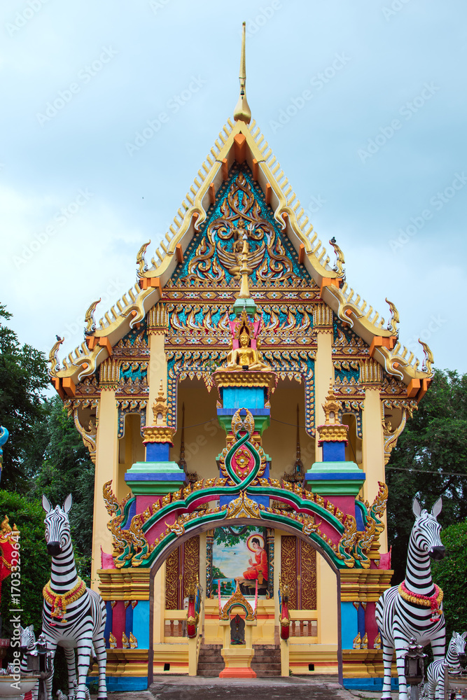 Naklejka premium Thailand Temple, Chan Thuek, Pak chong