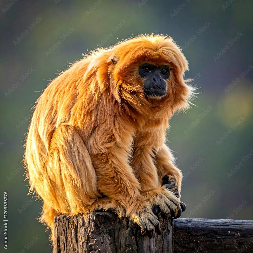 Obraz premium Golden monkey portrait