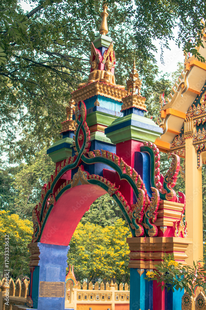 Obraz premium Thailand Temple, Chan Thuek, Pak chong