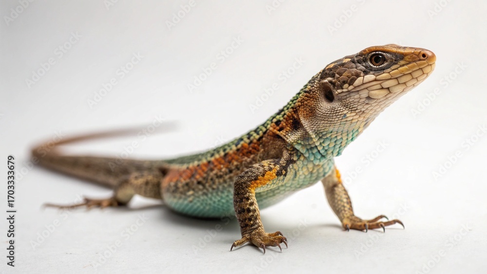 Naklejka premium Lazarus Lizard on studio background