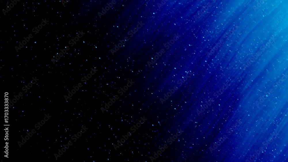 Fototapeta premium Abstract Deep Blue Night Sky with Glittering Stars Background Texture