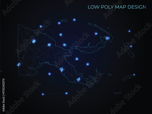 abstract digital networking connectivity vector map design	