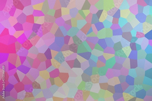 Light pink, blue, and yellow color mixed crystal effect grainy textured abstract gradient background for modern stylish posters, digital templates