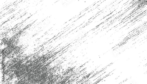 Gray textured background with diagonal streaks and speckles white