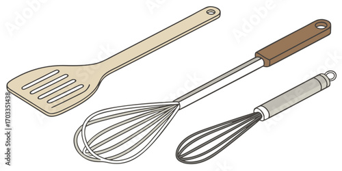 Hand-drawn Kitchen Utensils Illustration
