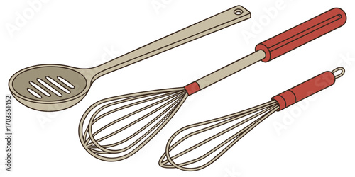 Hand-drawn Kitchen Utensils Illustration