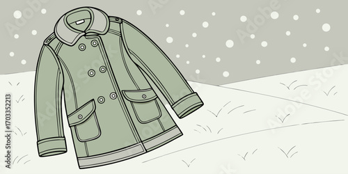 A drawing of a jacket that says quot jacket quot