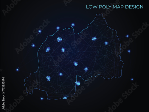 abstract digital networking connectivity vector map design	