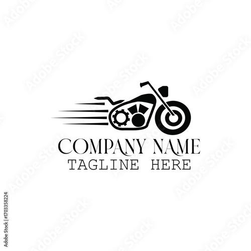 Motorcycle Logo for Company or Brand Identity
