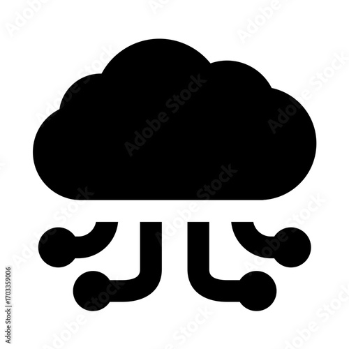 cloud icon for illustration
