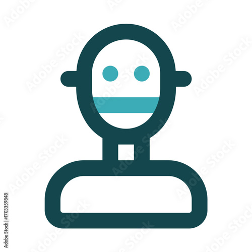 humanoid icon for illustration