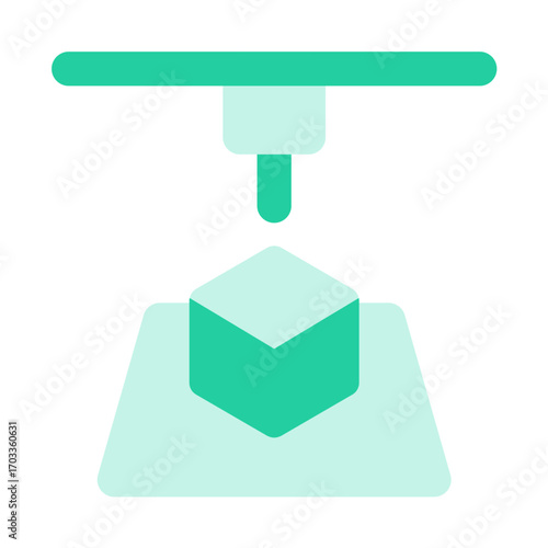 3d printing icon for illustration