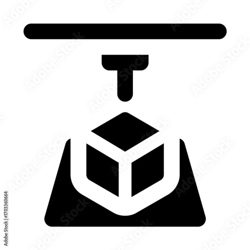 3d printing icon for illustration